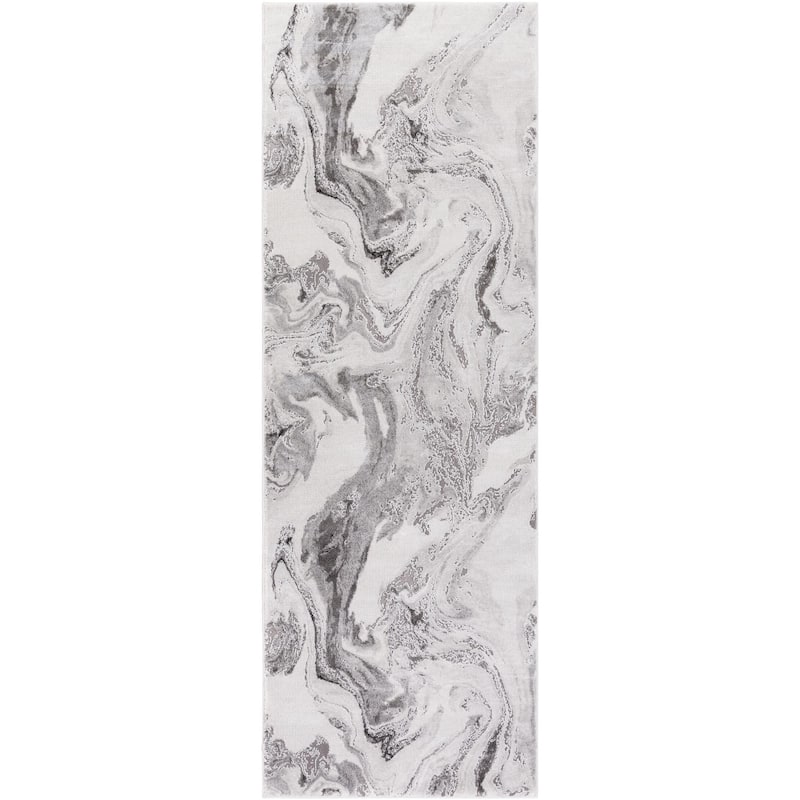 Livabliss Tibetan Modern Swirl Area Rug