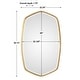 preview thumbnail 2 of 3, Uttermost Duronia 36" X 22" Contemporary Gold Vanity Bath Wall Mirror