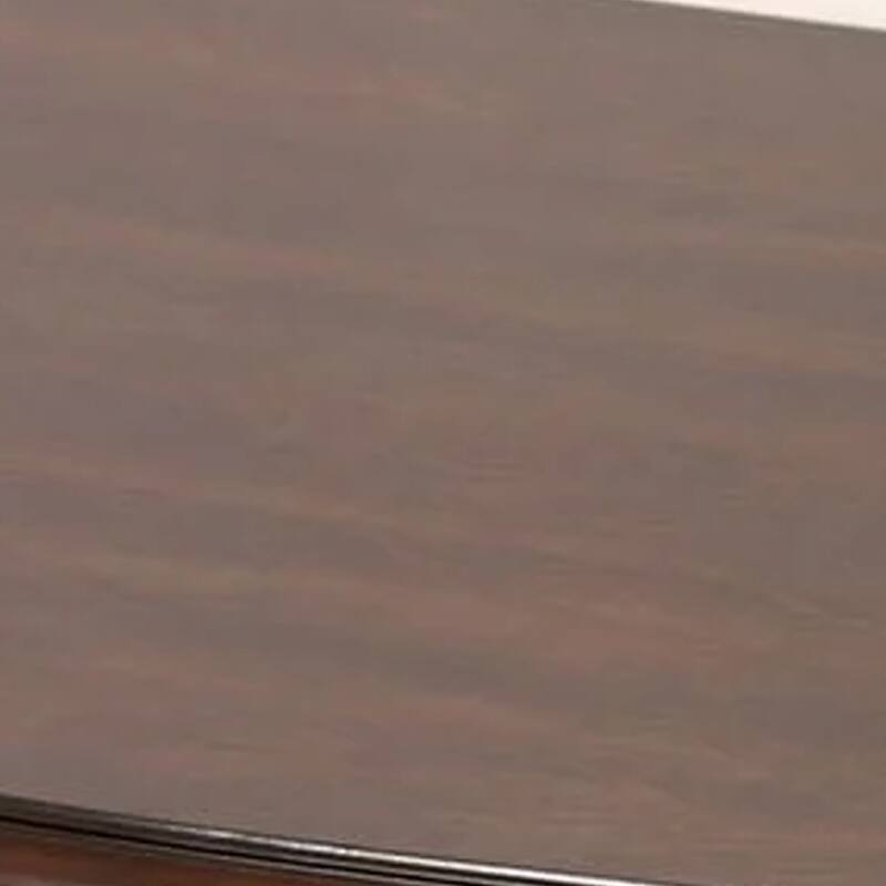 Kera Traditional Tall Dresser Chest, 6 Drawers, Sculpted Cherry Brown Wood