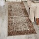 preview thumbnail 26 of 33, Malta Classic Bordered Geometric Medallion Area Rug 2' 2" x 7' 7" - Taupe - Runner/Rectangle