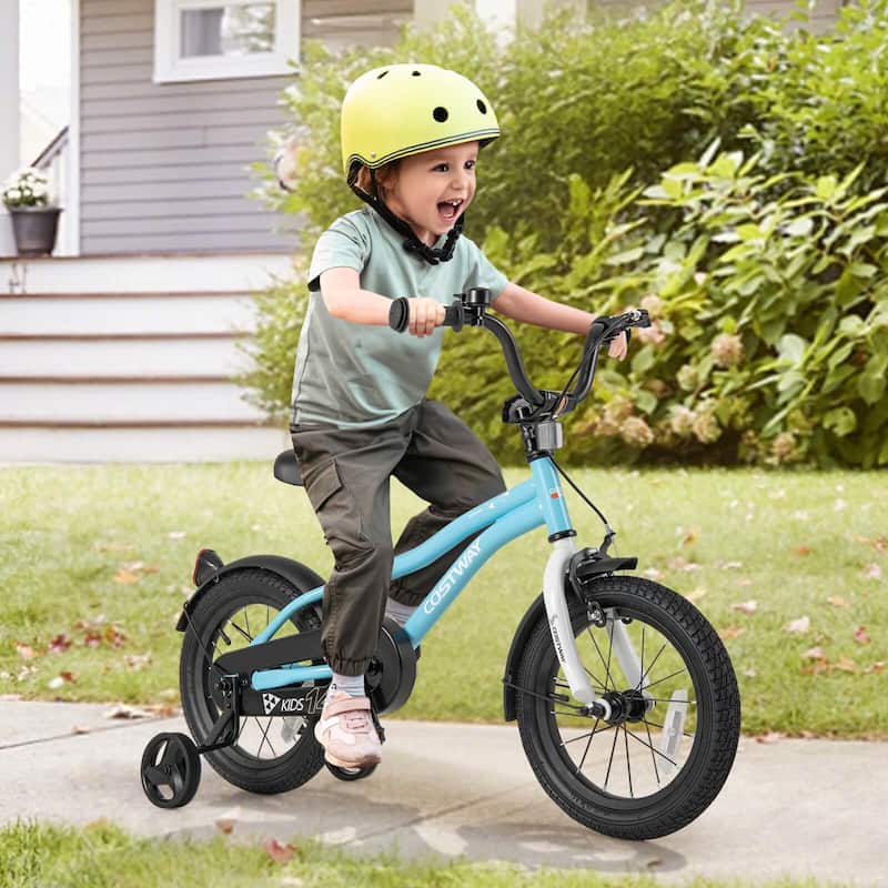 Costway 12"/14"/16"/18" Kids Bike for 3-4 Years Old Boys & Girls with