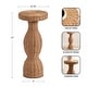 preview thumbnail 2 of 10, Kate and Laurel Sula Rattan Drink Table - 10x10x22