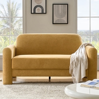 HULALA HOME Maris Modern Chenille Ergonomic Design 59.5''W Loveseater Sofa