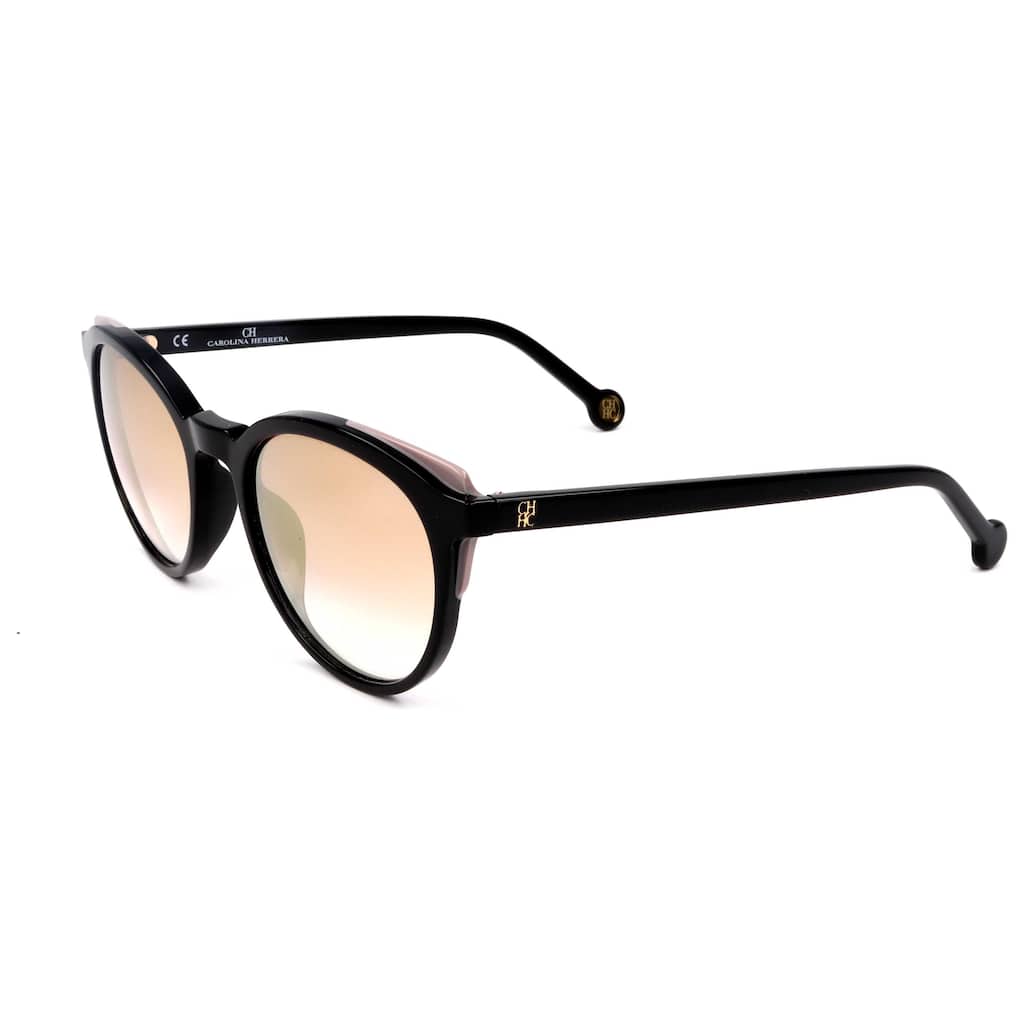 Carolina Herrera Woman 50mm Shiny Black Sunglasses SHE742-700G-50
