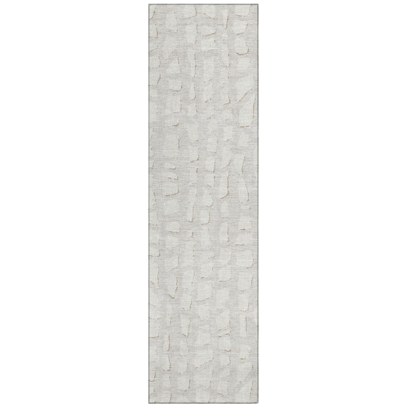 Machine Washable Indoor/ Outdoor Chantille Modern Abstract Rug