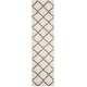 preview thumbnail 68 of 67, SAFAVIEH New York Shag Friedliese Trellis 1.2-inch Thick Rug 2' x 8' Runner - Ivory/Grey - Runner