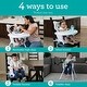 preview thumbnail 9 of 18, 4-in-1 Convertible High Chair, Fox-Theme, Space-Saving Design, Booster and Toddler Chair for Infants & Toddlers 3M-36M