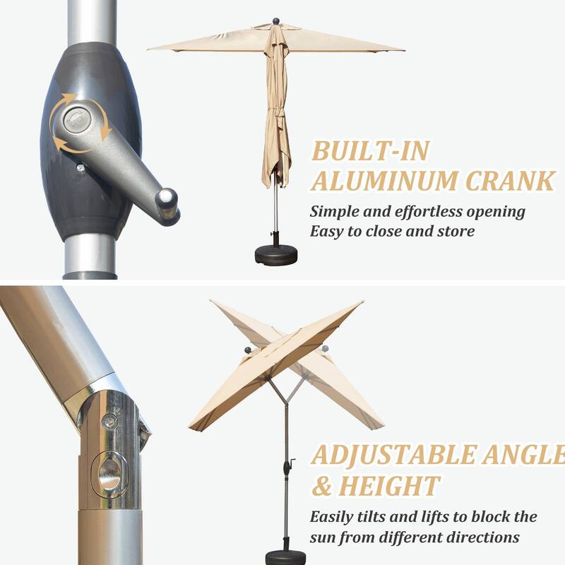 Aluminum Frame Patio Umbrella - Easy Tilt
