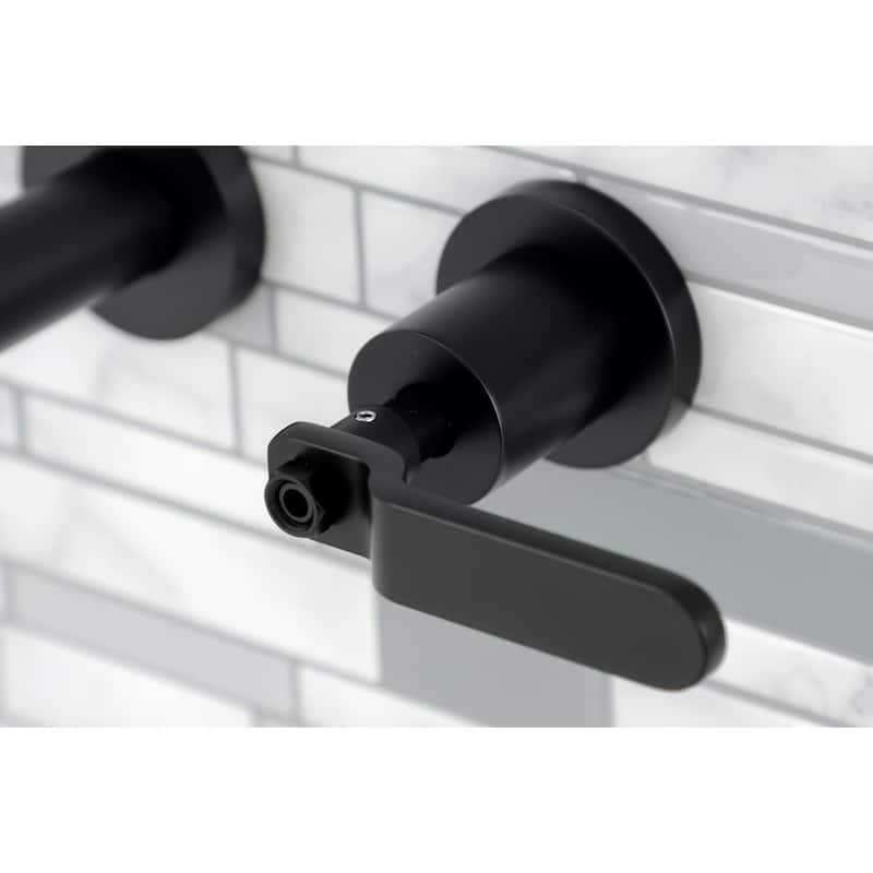Whitaker Two-Handle 3-Hole Wall Mount Tub Faucet