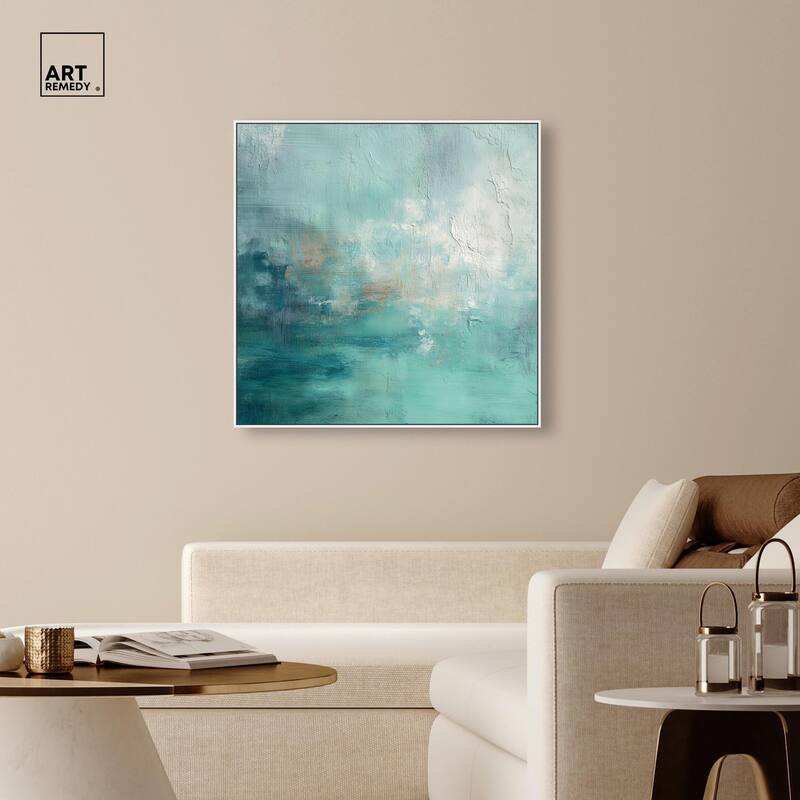 Green Blue I Canvas by Art Remedy