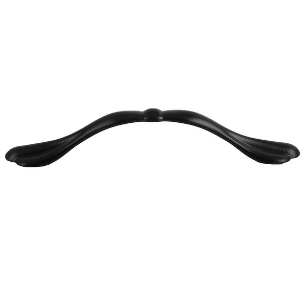 Cabinet Handles Pull Aluminum Alloy Painting 5" Hole Center for Drawer Furniture Door Cabinet Cupboard Wardrobe Dresser Black