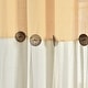 preview thumbnail 69 of 152, Lush Decor Linen Button Single Panel Window Curtain