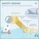 preview thumbnail 3 of 10, Indoor Foldable Kids Slide for 1.5-3 Years Old