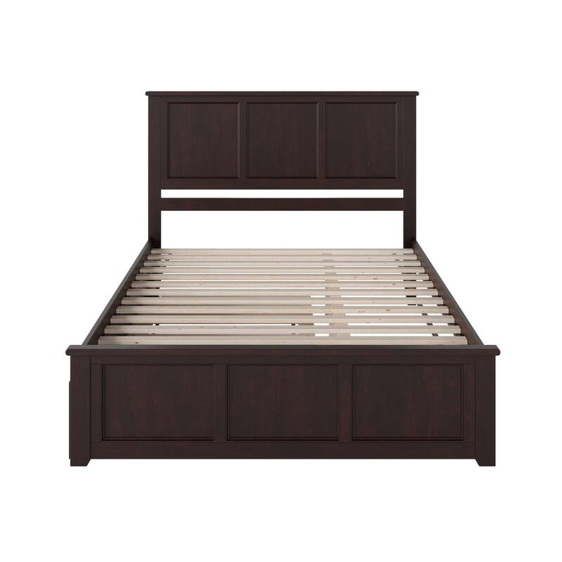 AFI Madison Platform Bed with Matching Footboard & Trundle