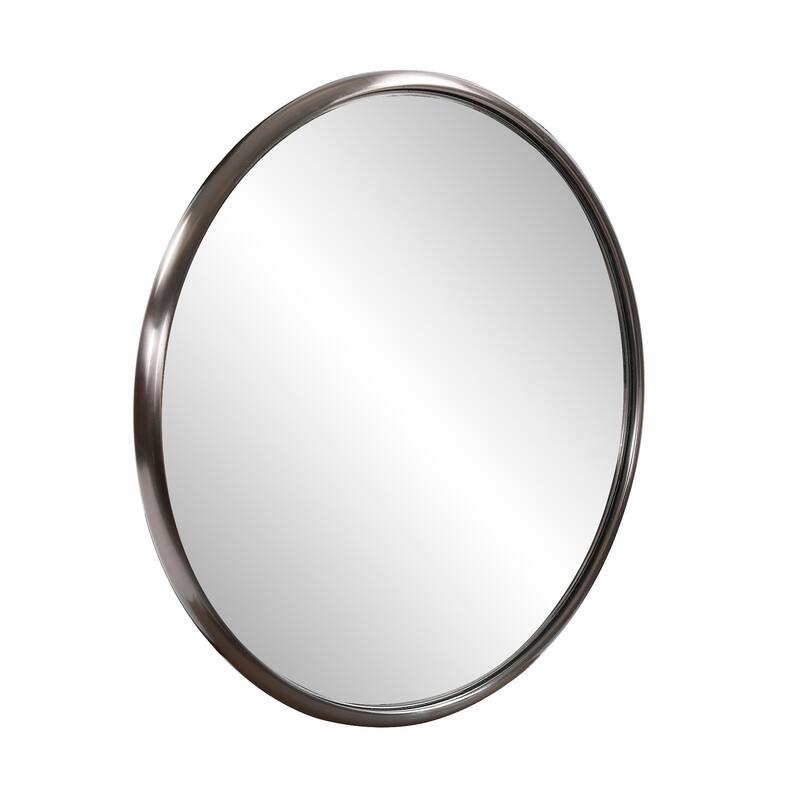 Allan Andrews Round Decorative Stainless Steel Wall & Accent Mirror