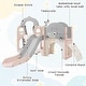 preview thumbnail 8 of 43, Toddler Slide and Swing Set 7 in 1, Kids Playground Climber Slide Playset with Basketball Hoop Freestanding Combination