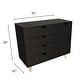 preview thumbnail 6 of 16, Minimalist 4-Drawer 1-Door Dresser