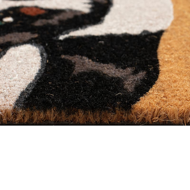 Liora Manne Natura Love And A Dog Outdoor Mat Natural 18"x30"