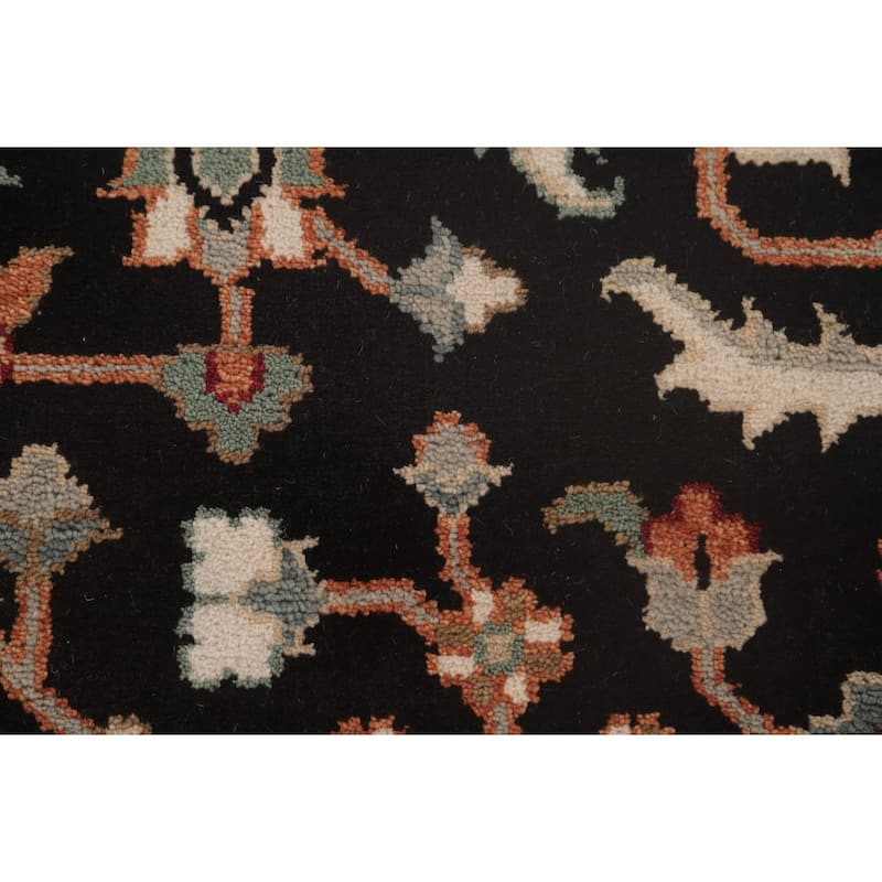 Heriz-Serapi Area Rug Hand-Knotted Bedroom Wool Carpet - 8'10"x 11'9"