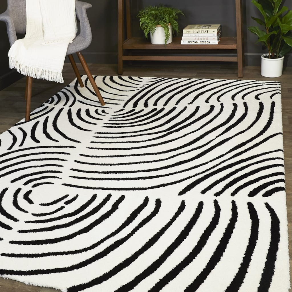 Teresa Modern Abstract Area Rug