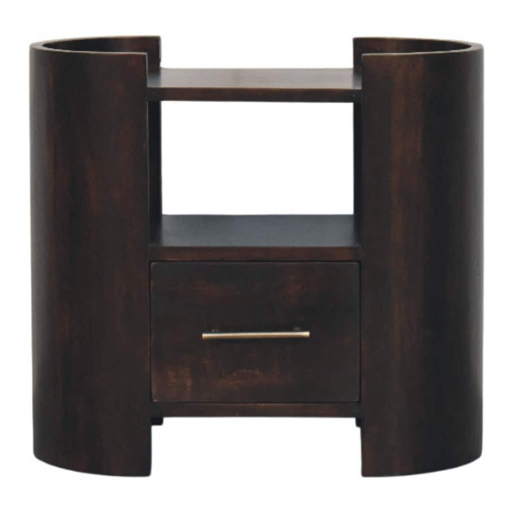 Artisan Furniture Solid Wood Valencia Bedside, Brown