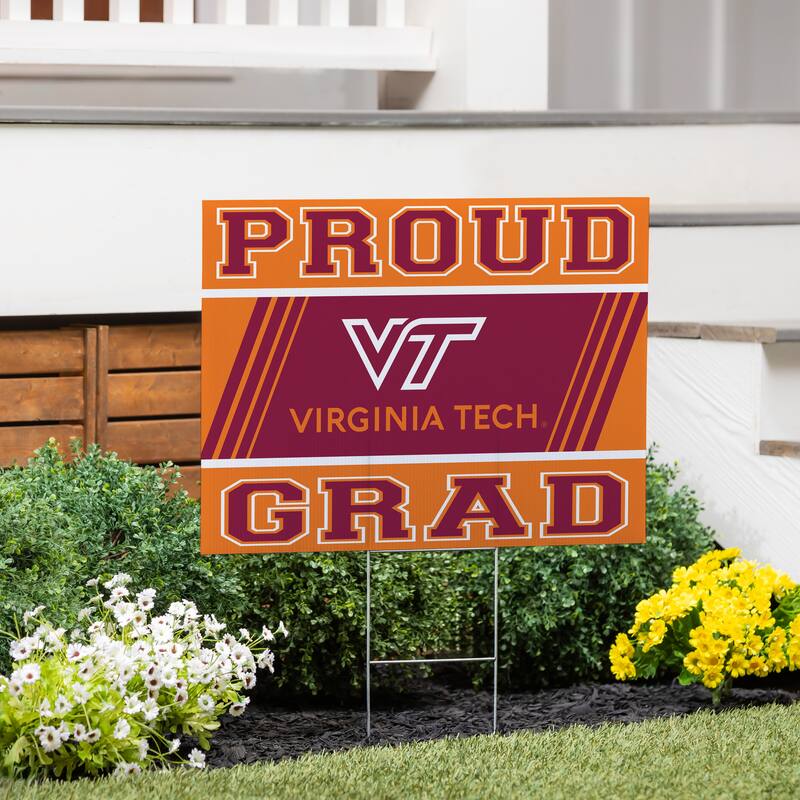 Virginia Tech 24" x 18" Graduation Coroplast Outdoor Yard Sign