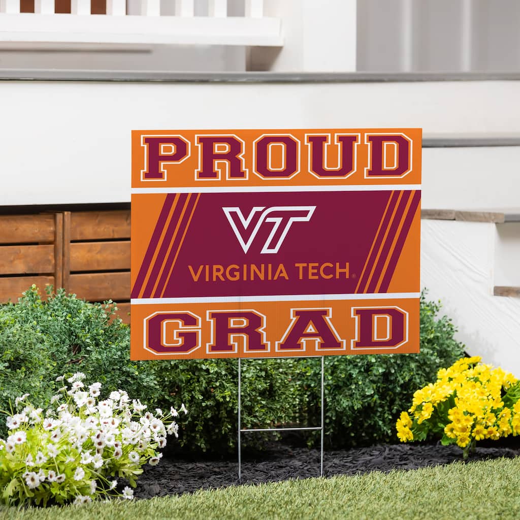 Virginia Tech 24" x 18" Graduation Coroplast Outdoor Yard Sign