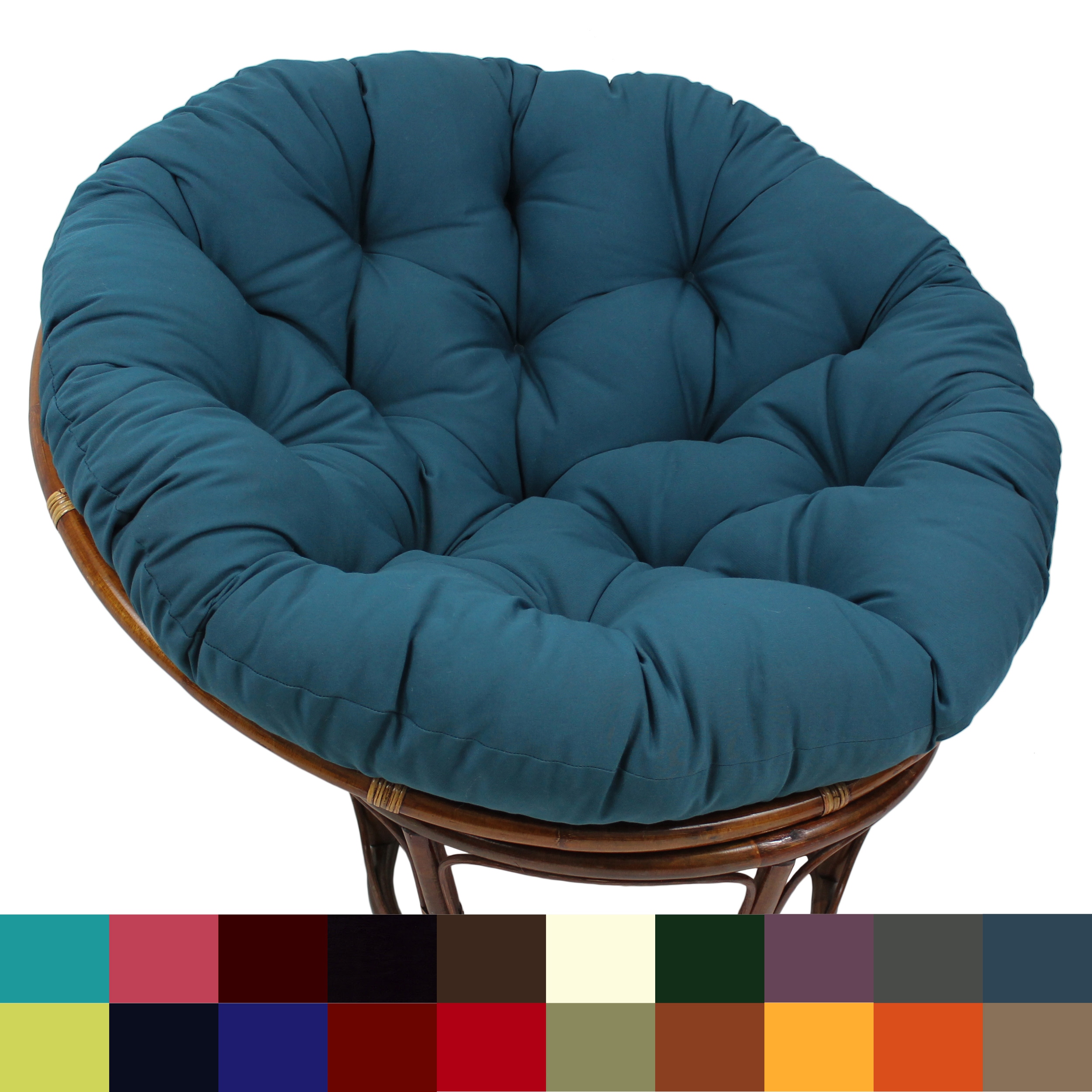 52 inch Solid Twill Papasan Cushion Cushion Only