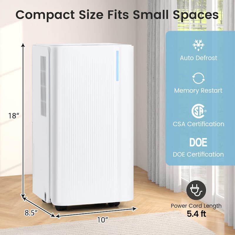 Costway 32 Pints Dehumidifier for Home 2000 Sq.Ft Portable - See Details