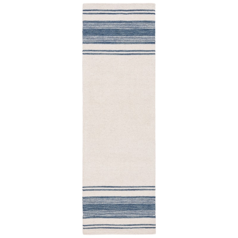 SAFAVIEH Handmade Metro Hedije Stripe Wool Rug