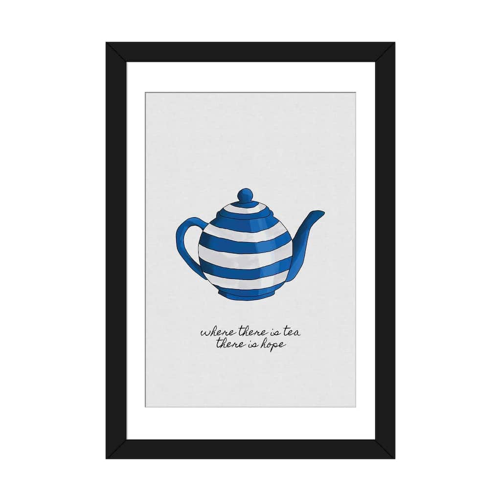 iCanvas "Where There Is Tea There Is Hope" by Orara Studio