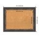 preview thumbnail 12 of 48, Bark Rustic Framed Cork Bulletin Memo Board