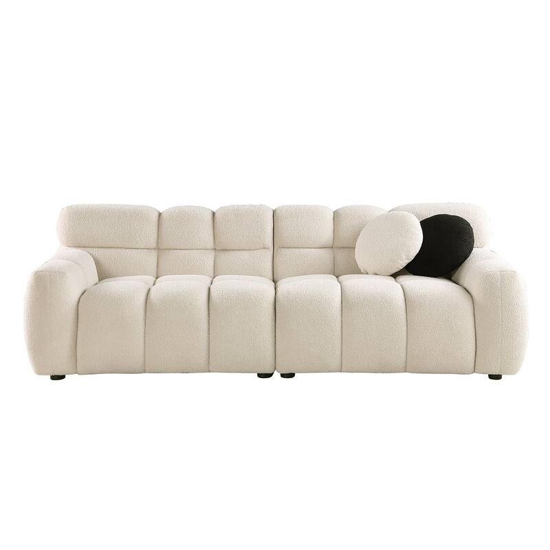 Modern ergonomic marshmallow sofa for living room
