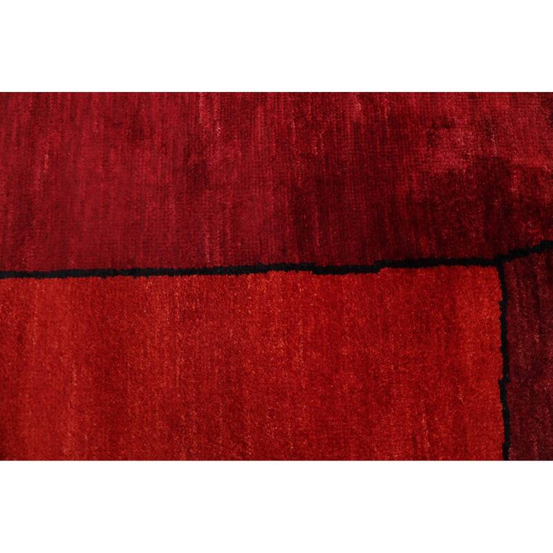 ECARPETGALLERY Hand-knotted Peshawar Ziegler Red Wool Rug - 5'1 x 6'10
