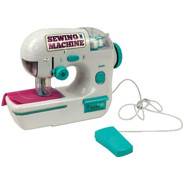 slide 2 of 3, Battery Operated Sewing Machine - White