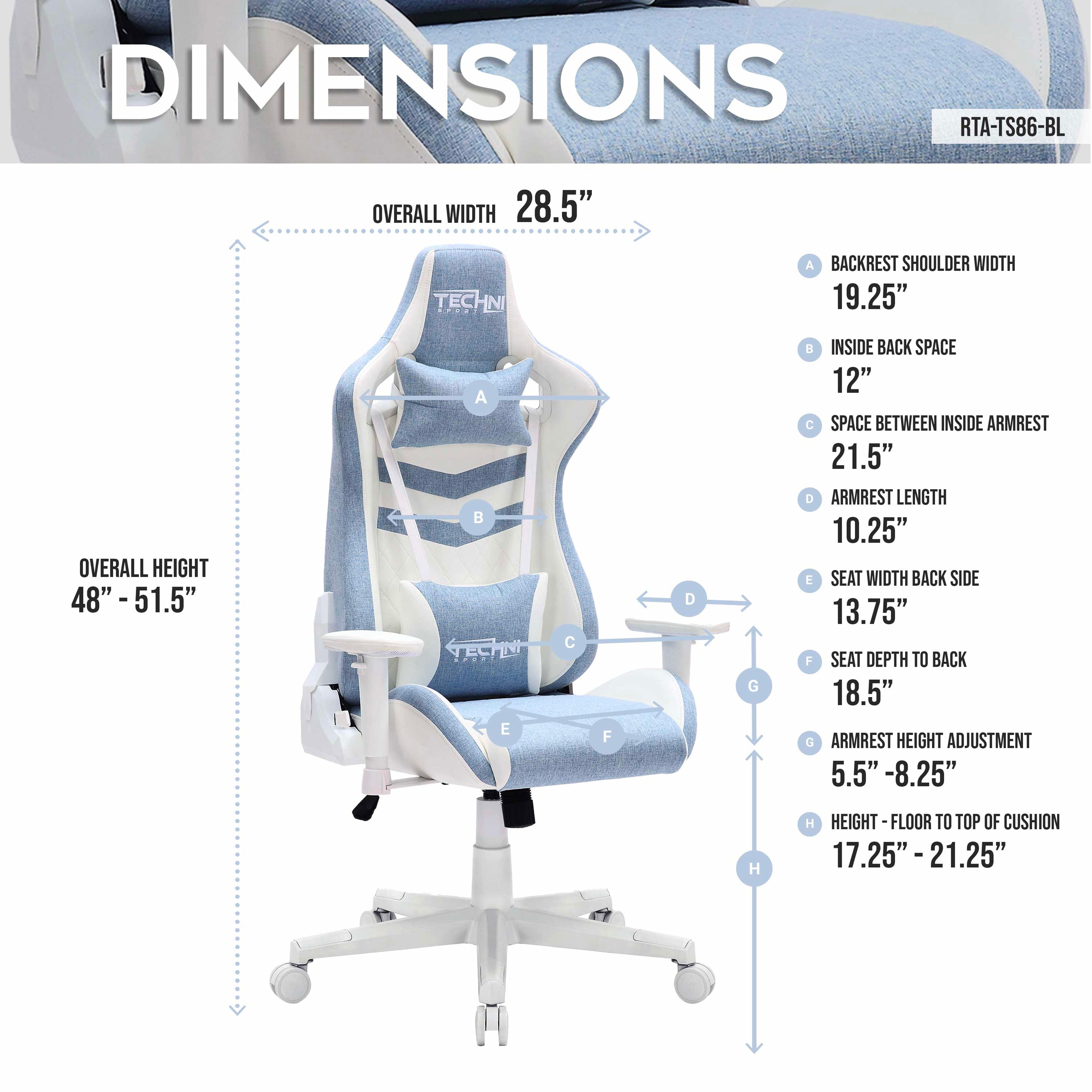 Pastel discount gamer chair