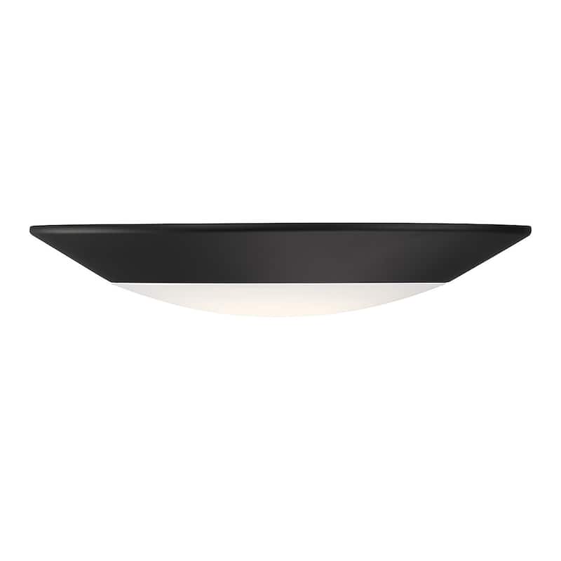 Savoy House 6-5CCT-7 8" Wide LED Flush Mount Bowl Ceiling Fixture - Black