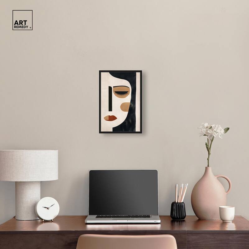 Face Moderne II Canvas by Art Remedy