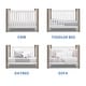 preview thumbnail 7 of 10, Delta Children Miles 4-in-1 Convertible Crib