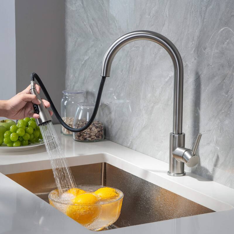 Single Handle Pull Down Kitchen Faucet