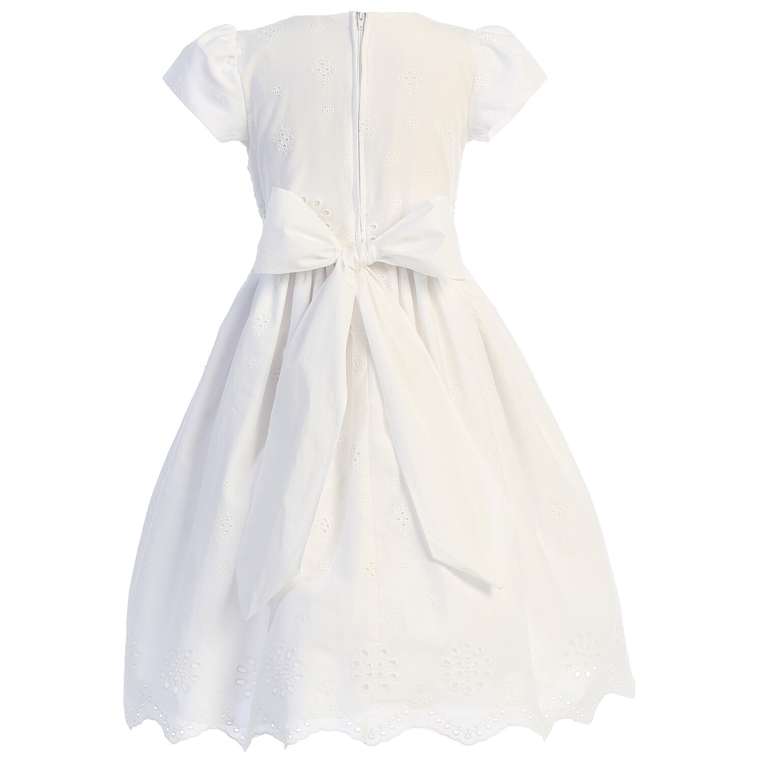 cotton eyelet dress