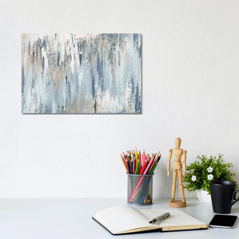 iCanvas "Blue Illusion" by Patricia Pinto Canvas Print - 8x12x0.75