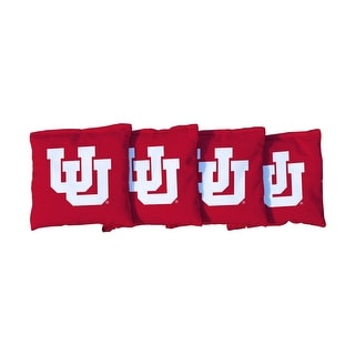 Utah University Utes Red Cornhole Bags