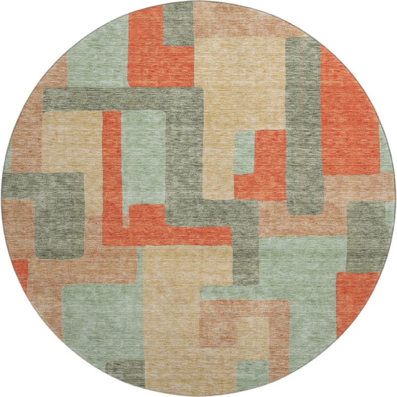Premium Washable Super Soft Geo Casual Mayfield Rug