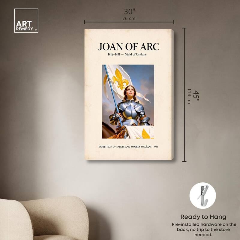 Maid of Orleans Canvas by Art Remedy, Gallery Wrapped