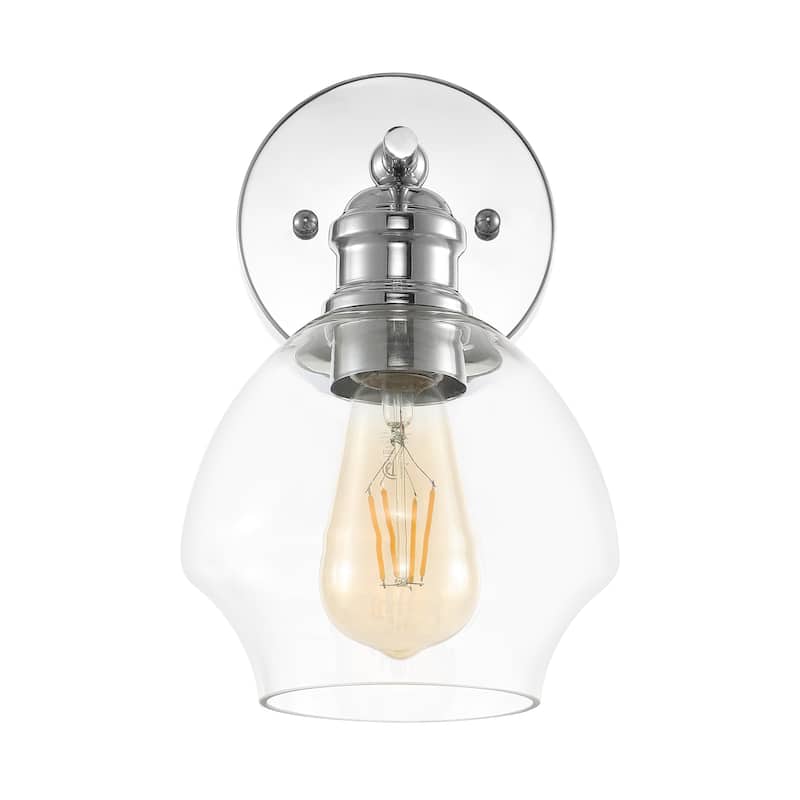 SAFAVIEH Natallia 8-inch Wall Sconce with LED Bulb (Set of 2) - 6.3 W In. x 7.5 D In. x 10.4 In. H - 6Wx8Dx10H