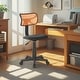 preview thumbnail 25 of 53, JJS Kids' Height-adjustable Mesh-back Rolling Swivel Task Chair Orange