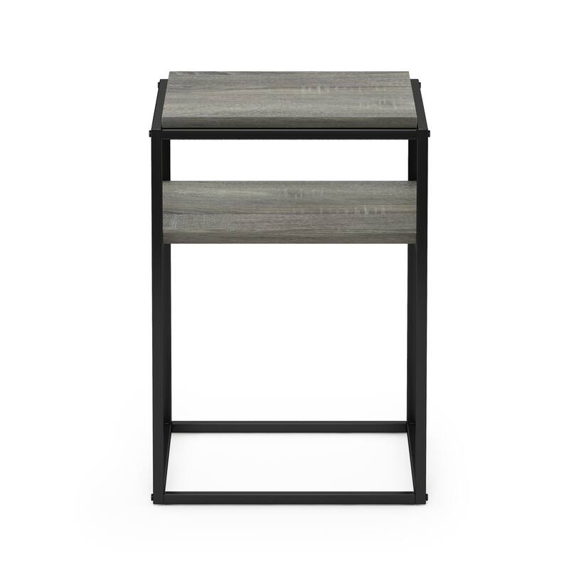 Furinno Moretti Modern Lifestyle Stackable Shelf, 2-Tier, Columbia Walnut