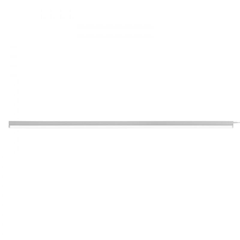 White PC 4ft LED Shop Light 2200LM Linkable with Flexible Mount - 46.4 x 0.8 x 1.3 inches