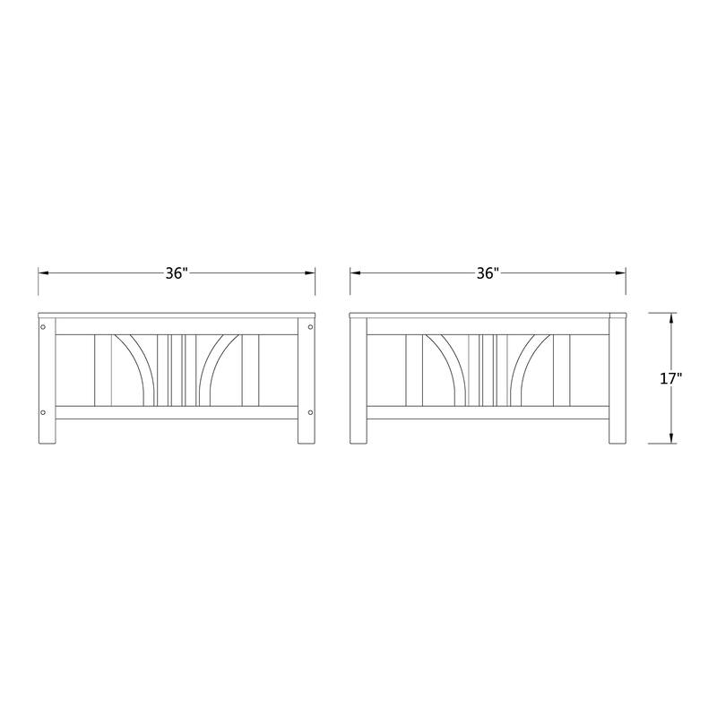Cambridge Casual Lowell 6-piece Teak Patio Sectional Set with Cushion